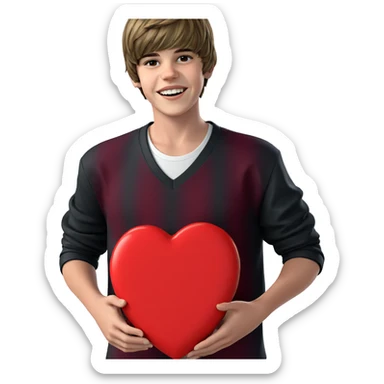 heartfelt smile of a boy sticker