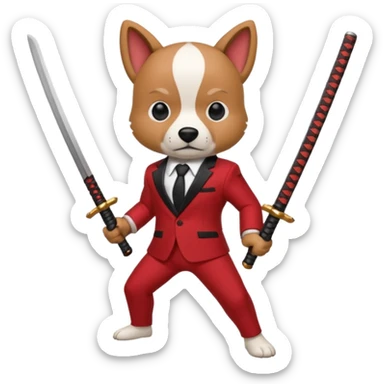 dogpool from Deadpool & Wolverine movie sticker