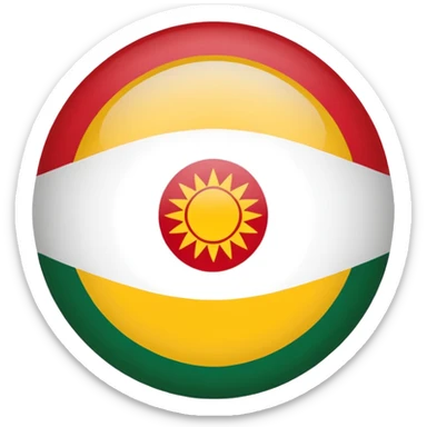 Kurdistan flag sticker