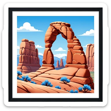 arches national park sticker