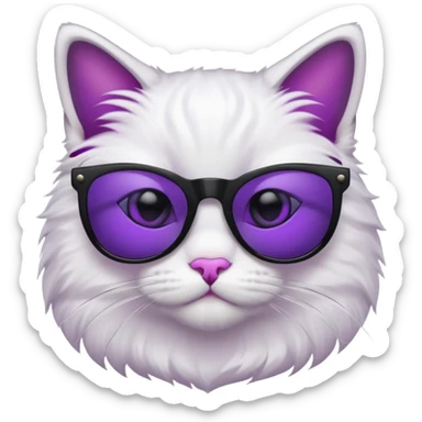 💜💜⚪⚪⚫⚪⚫( ⬛⬛ ⬛⬛⬛ ⬛⬛⬛ ⬛ ⬛ emoji cat sticker