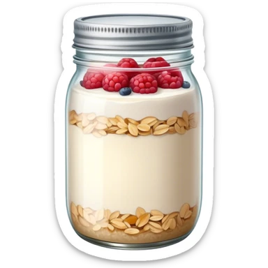 Overnight oats sticker