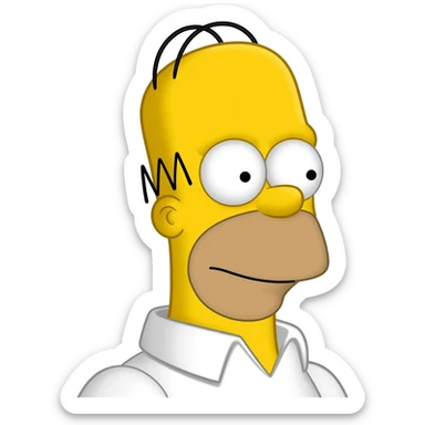 Homer Simpson sticker
