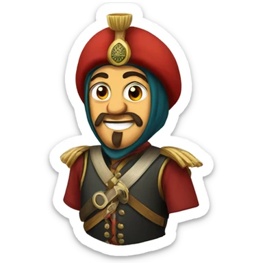 ottoman janissary sticker