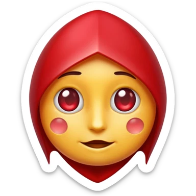 Emoji piedra rubi sin cara sticker