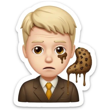 accountant covered in shit sticker