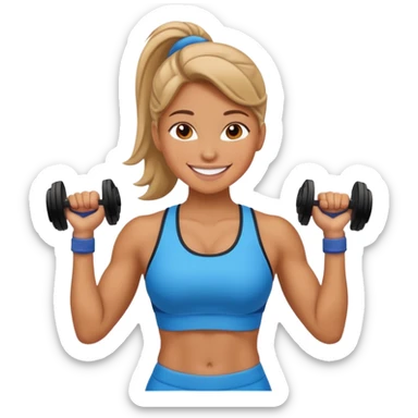 gym girl emoji sticker