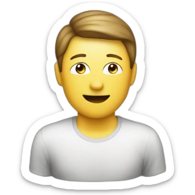 Self-Improvement human chart symbol sticker