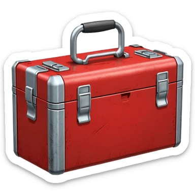 portable toolbox with handle sticker