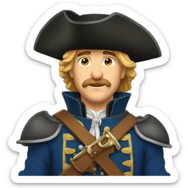 musketeer sticker