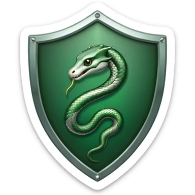 Slytherin crest sticker