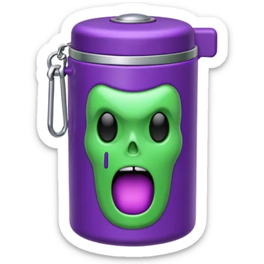 monster inc scream canister sticker