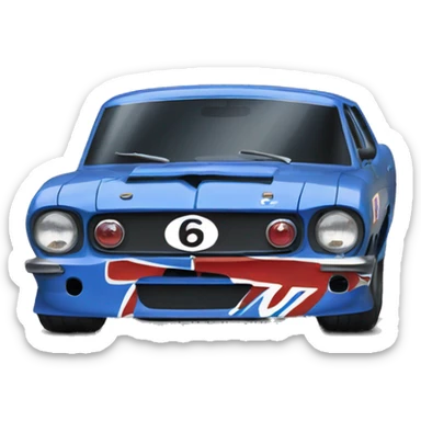ford 66 racing  sticker