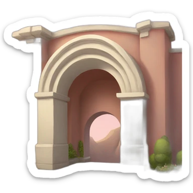 arch enterance sticker