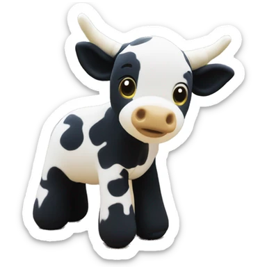 Bashful calf jellycat sticker