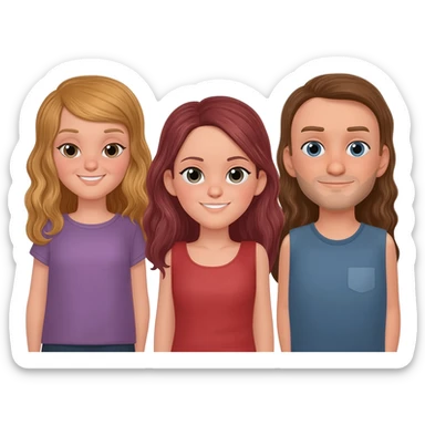 the ratio was three girls to every two men sticker