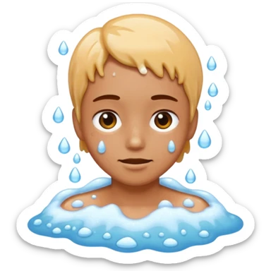 Make a shower with someone in it sticker