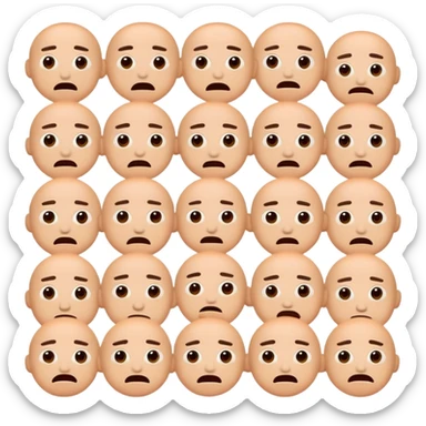 Nra Nra Nra meme with repetitive text and silly faces sticker