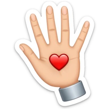 hand in Ich-Liebe-Dich-Geste aus metal sticker