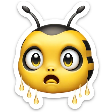 Bumblebee tears sticker