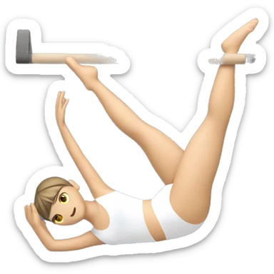 Barre asymétrique gymnastique  sticker