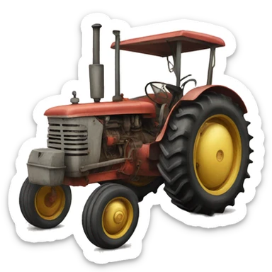 Old Tractor sticker