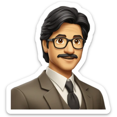 Shahrukh khan in muhabbatein movie as a university teacher sticker