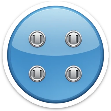 Clothing Button sticker