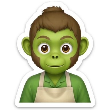 greengrocer's animal sticker