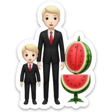 Slenderman and cocomelon sticker