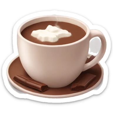 Hot chocolate aesthetic  sticker
