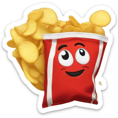 Chips lay’s sticker