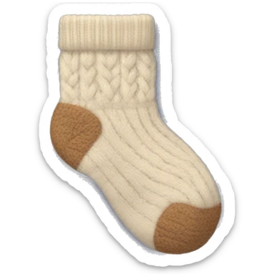 cozy wool socks sticker