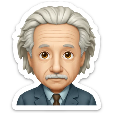 Albert Einstein sticker