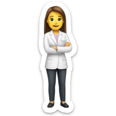 female life insurance advisor giving advice sticker