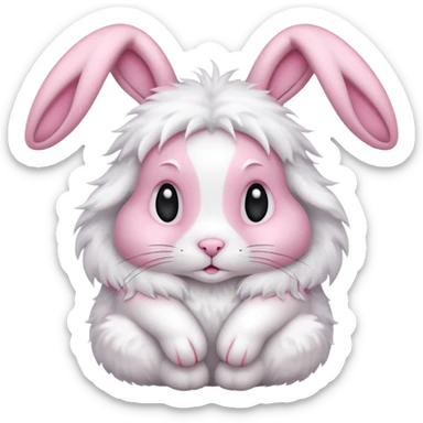 Conejo rosado  sticker