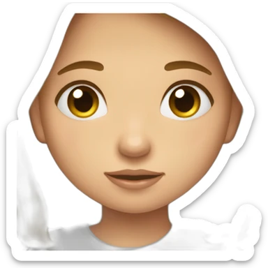 Petite fille qui se fait enlever par un ange sticker