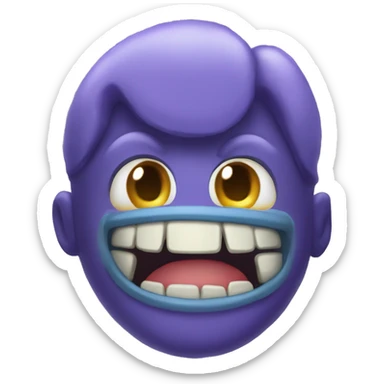 nompy chompy (silly pe) sticker