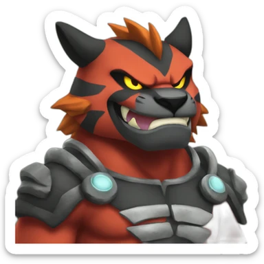 incineroar sticker