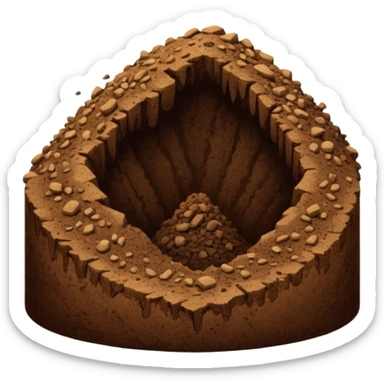 sweeping shit under the carpet sticker