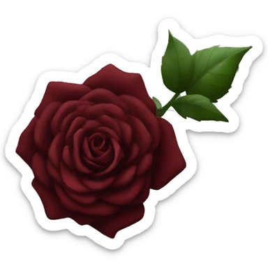 Dark red roses  sticker