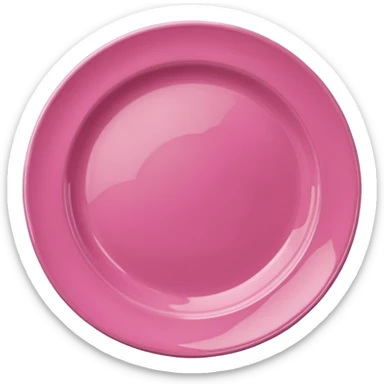 pink serving platter  sticker