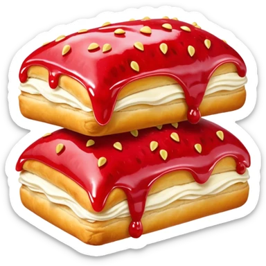Strawberry Glaze Pastries
 sticker