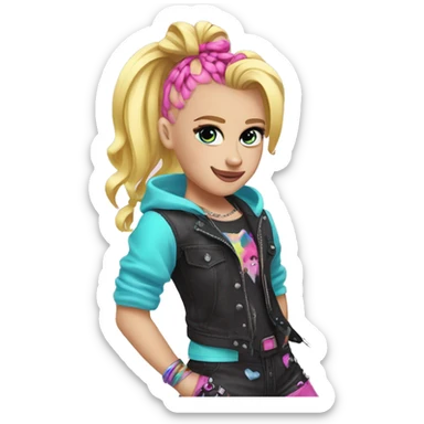 emo jojo siwa sticker