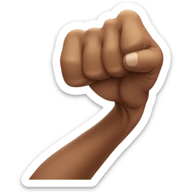 Turkey fist pumping sticker