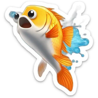 fish-explode sticker