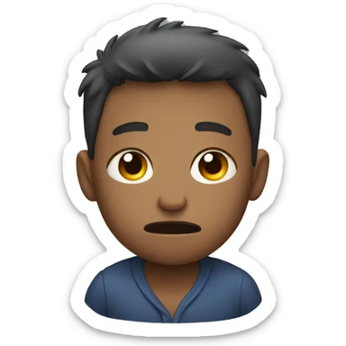 Person in distress sticker