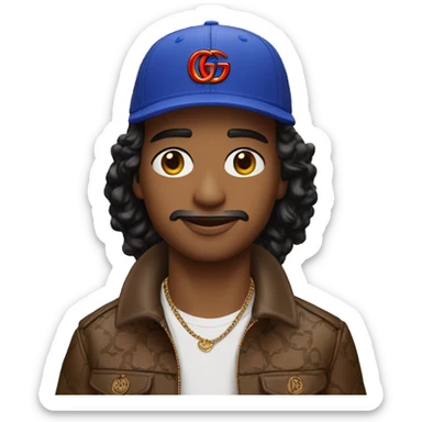 Chico con gorra Gucci  sticker