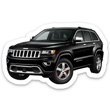 Black Jeep grand Cherokee sticker