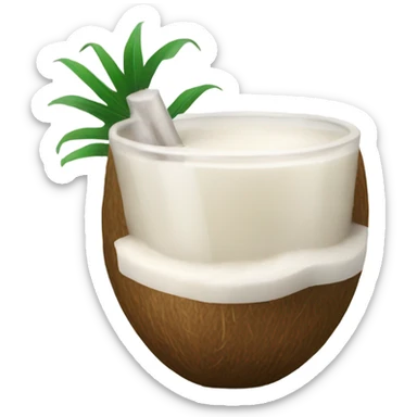  whole coconut drink sticker